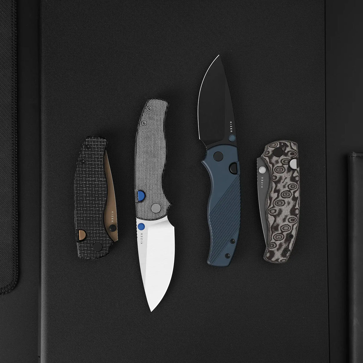 Glaux | Blue Milled Aluminium + Blackwash 14C28N