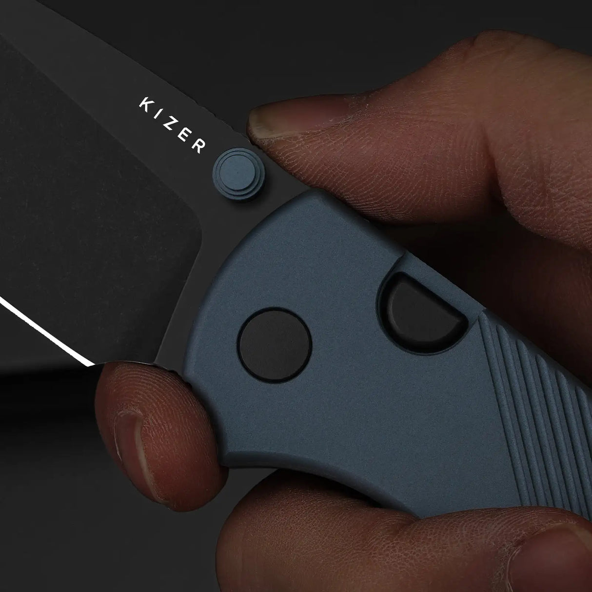 Glaux | Blue Milled Aluminium + Blackwash 14C28N