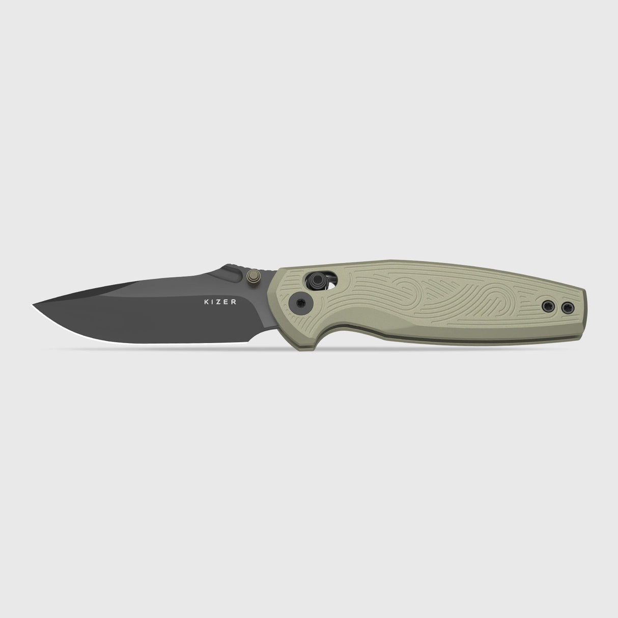Khamsin | Sand Milled Aluminum + Grey PVD Nitro-V