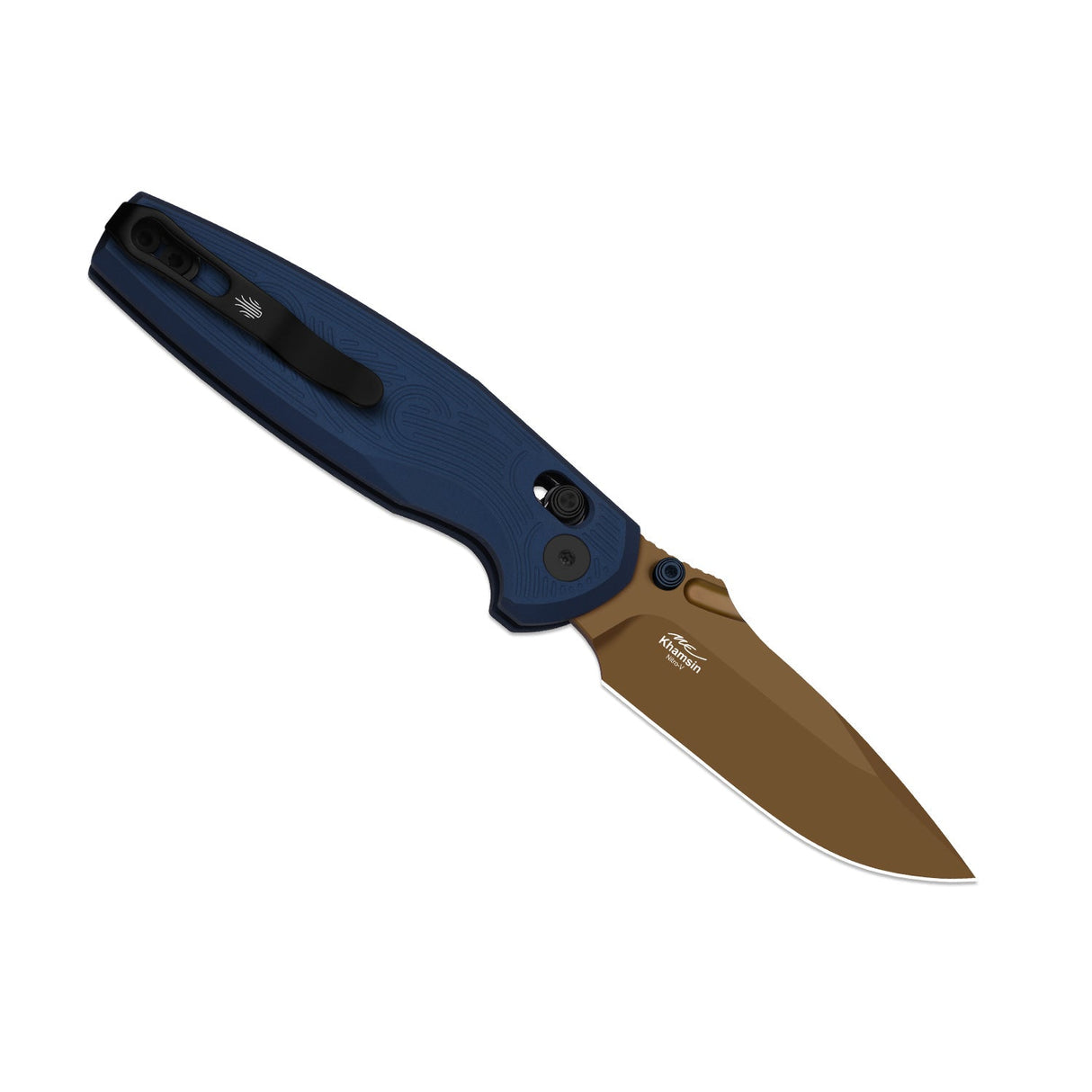 Khamsin | Blue Milled Aluminum + Sunset Metal PVD Nitro-V