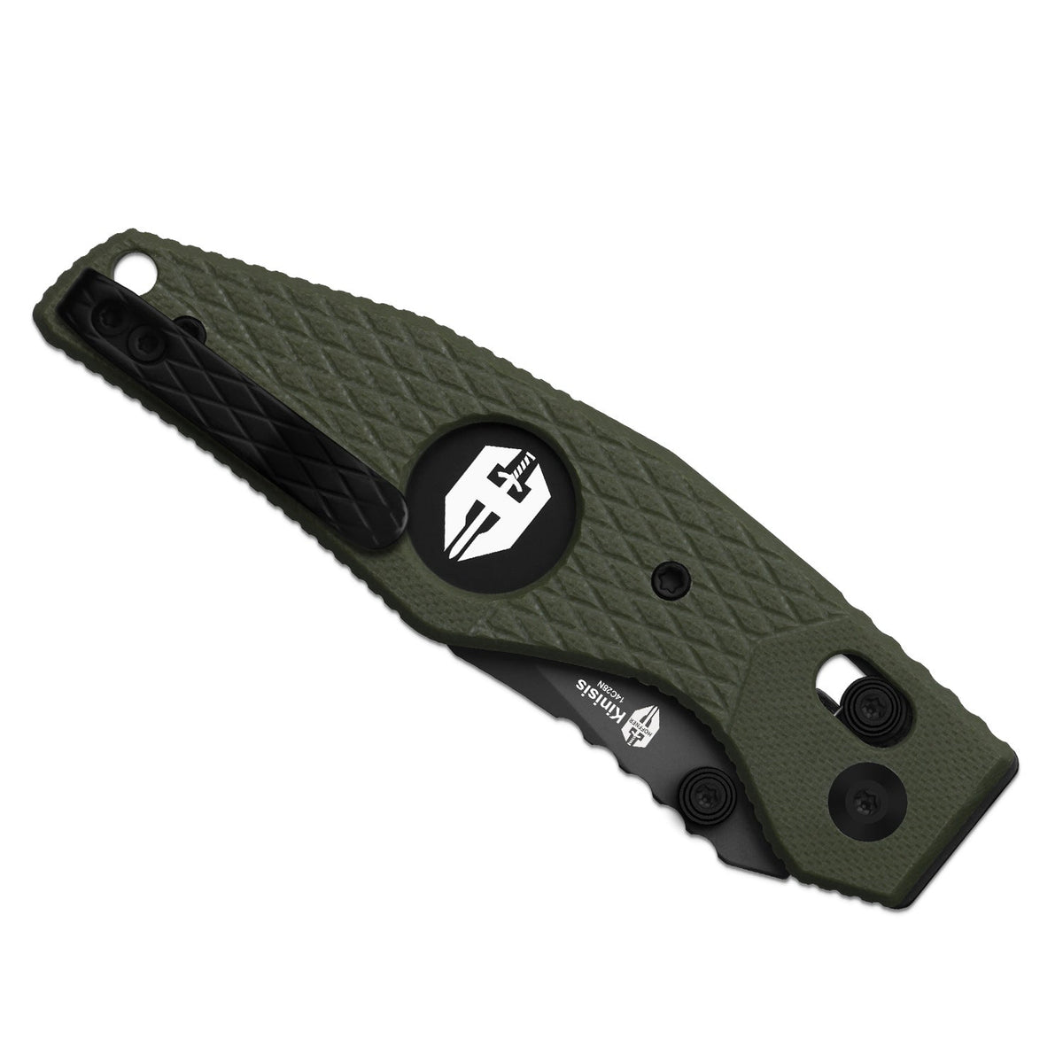 Kinisis | Green G10 + Gray PVD 14C28N