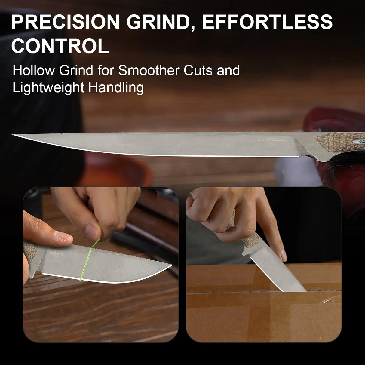 Begleiter Fix | CPM-3V + Burlap Micarta