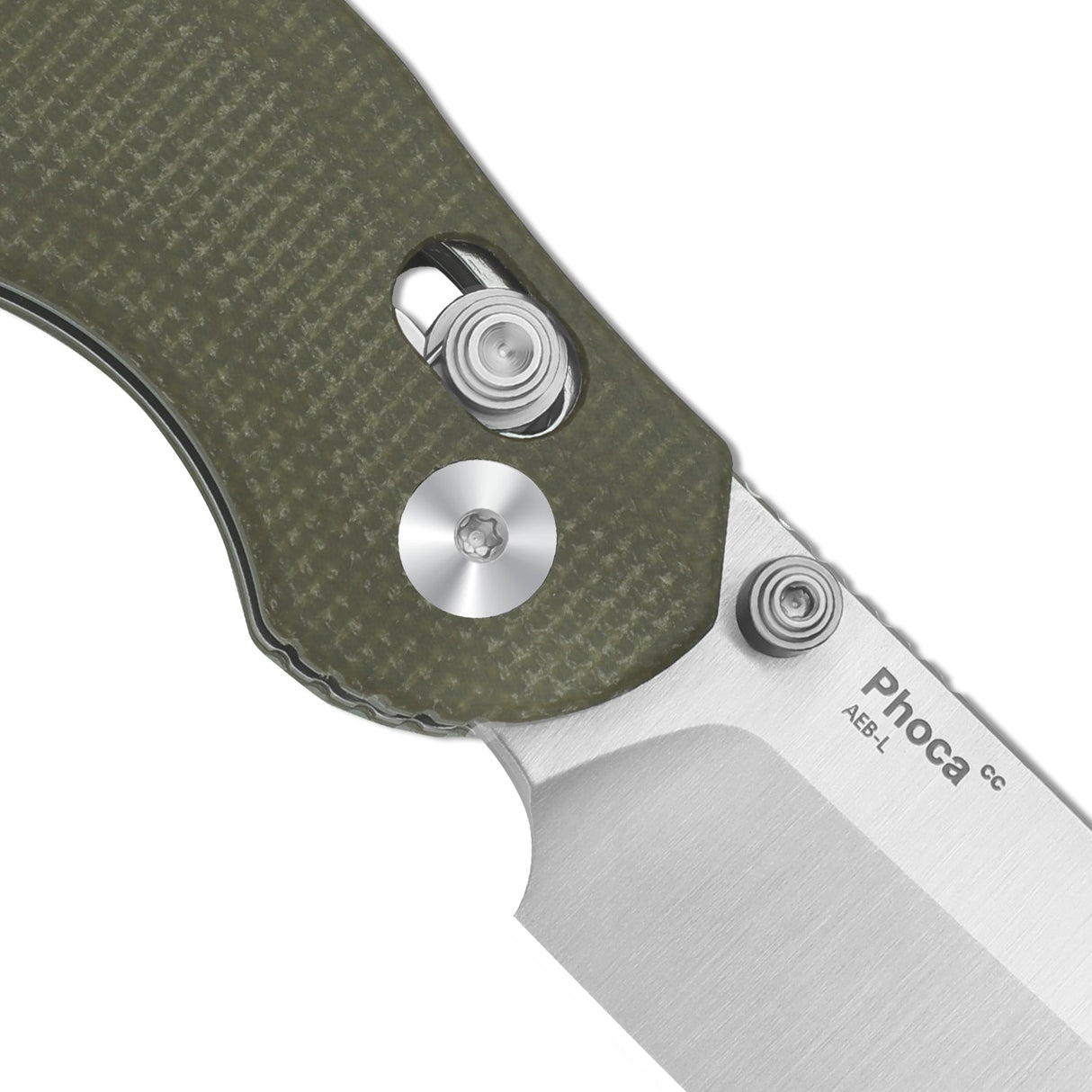 Phoca CC | Green Micarta + AEB-L