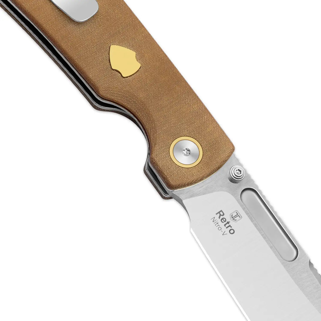 Retro | Micarta + Brass
