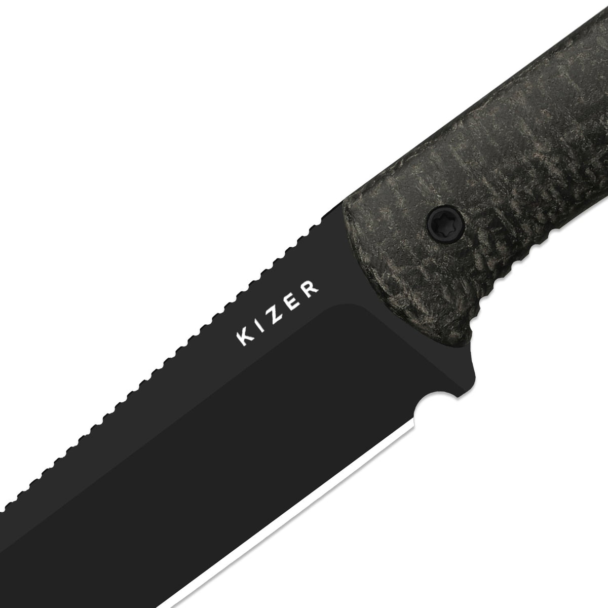 MiCrow | Micarta + Black PVD AEB-L
