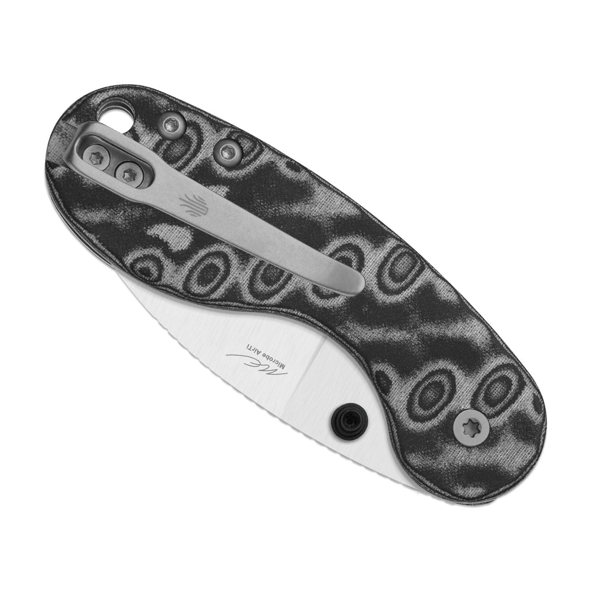 Microbe™ DSJ AirTi | Vortex Micarta + Satin 14C28N