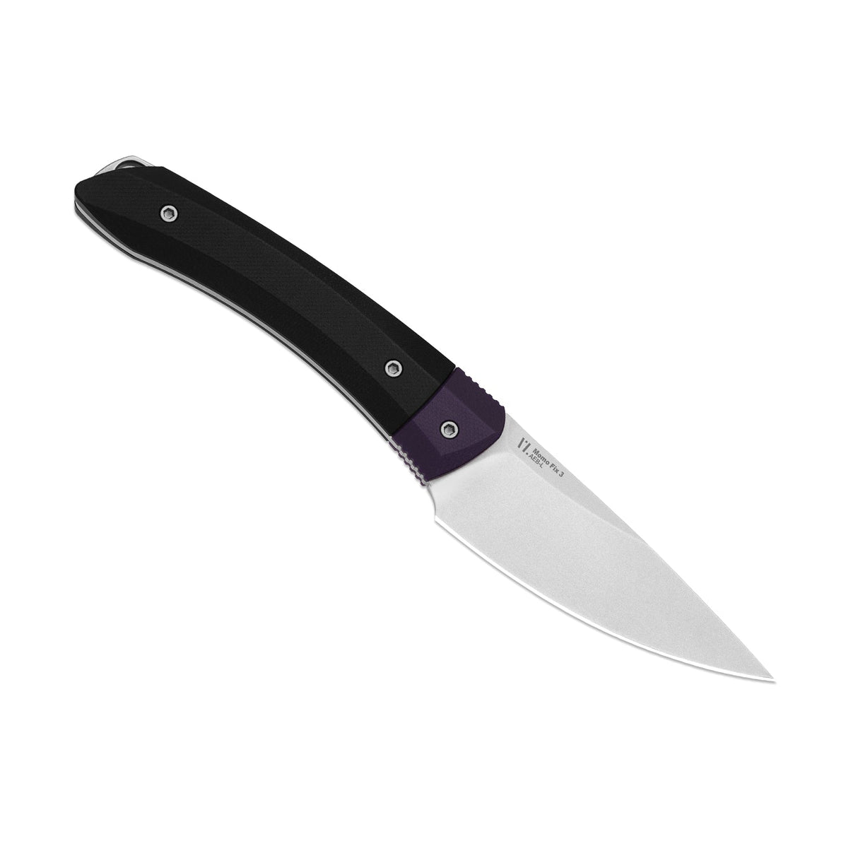 Momo Fix 3 | Black & Purple G10 + Stonewash AEB-L