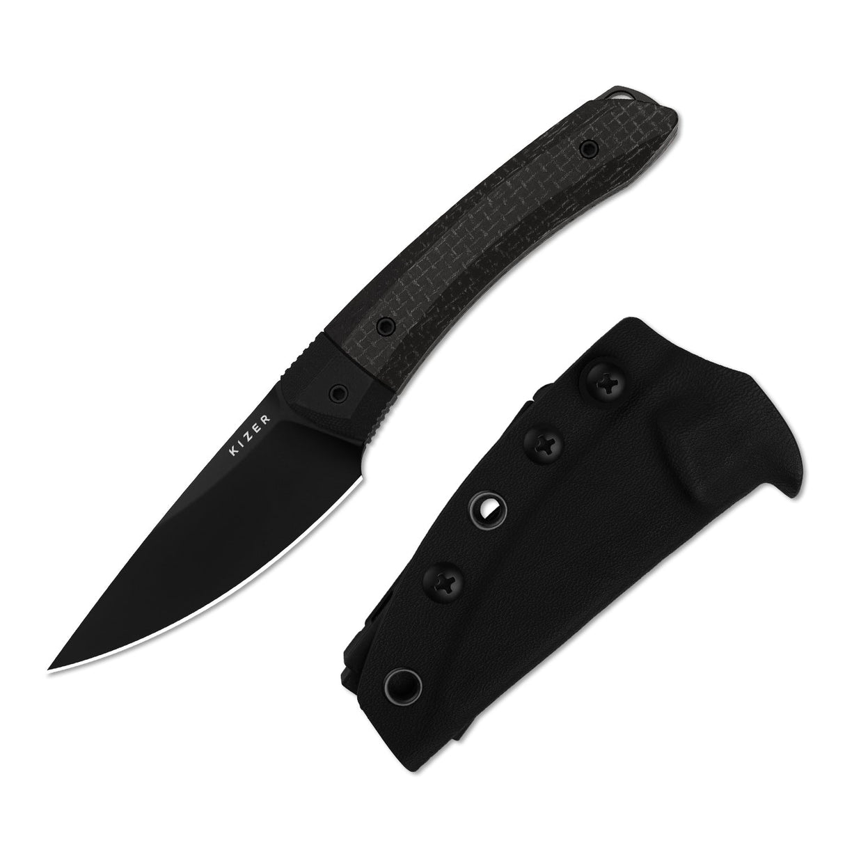Momo Fix 3 | Black Micarta & G10 + Black PVD AEB-L