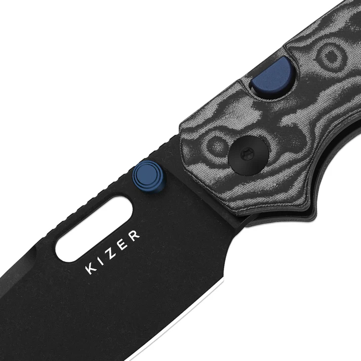 Outposter | Black Vortex Micarta + Black PVD Nitro-V