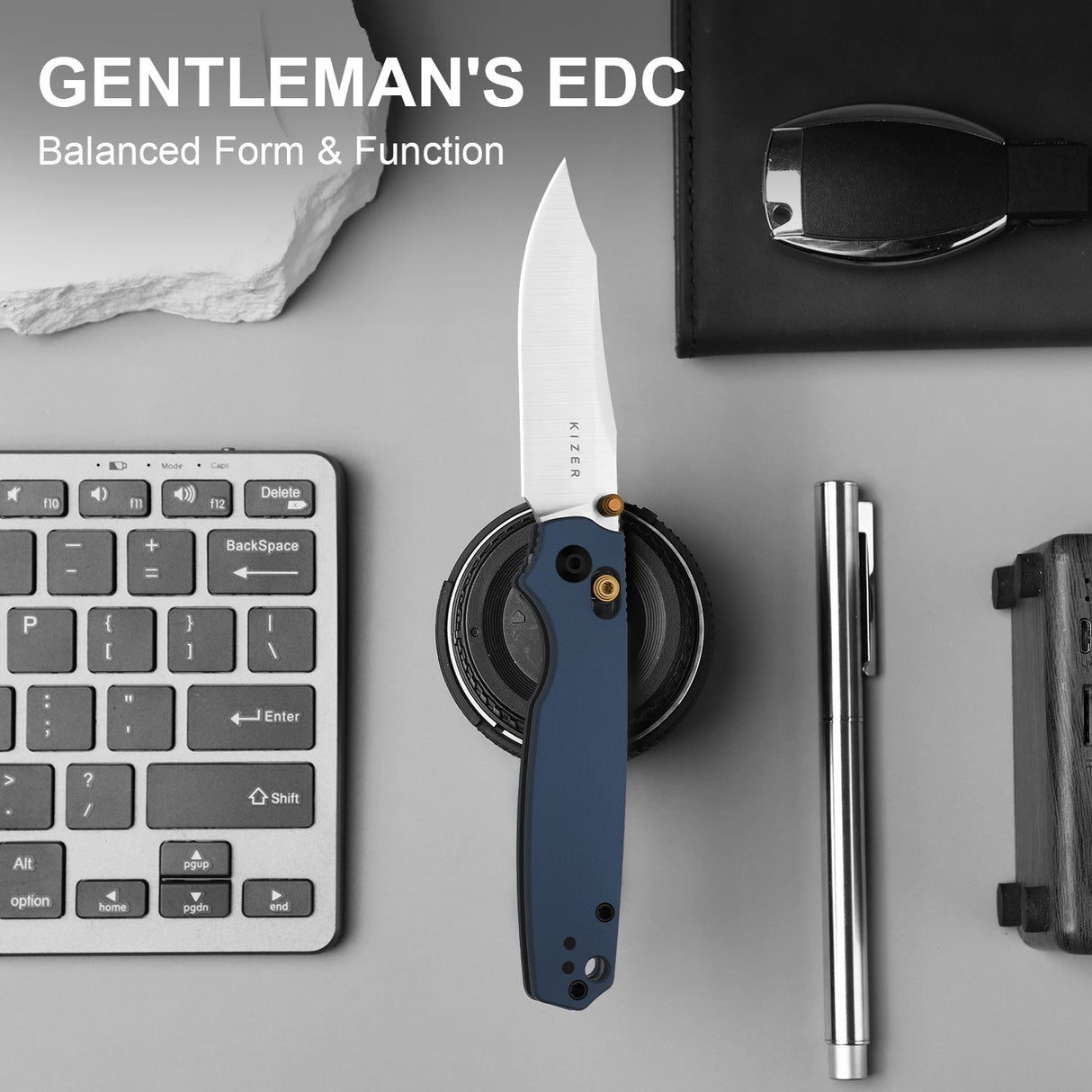 Pokiman CC | Aluminium + Clip Point AEB-L