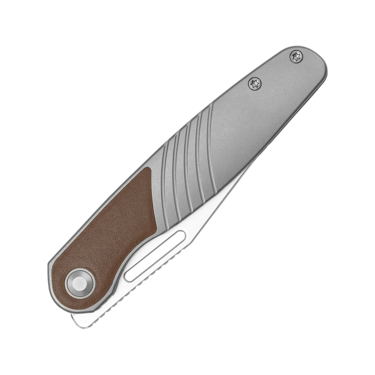 Raze | Titanium & Leather + S45VN