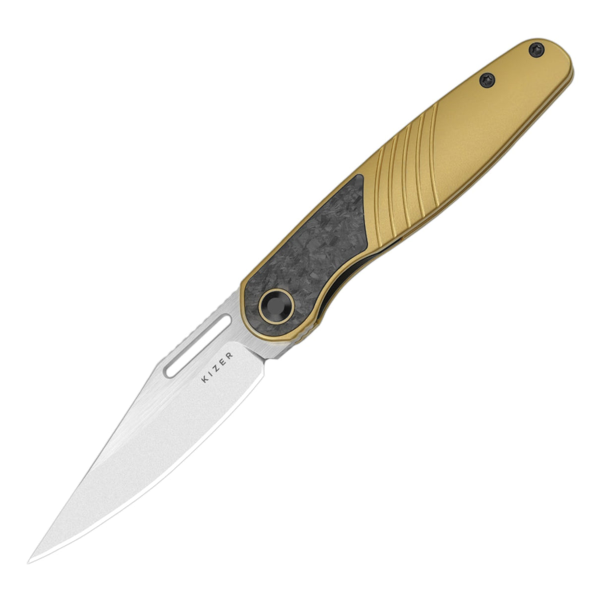 Raze | Gold Titanium & Carbon Fibre + S45VN