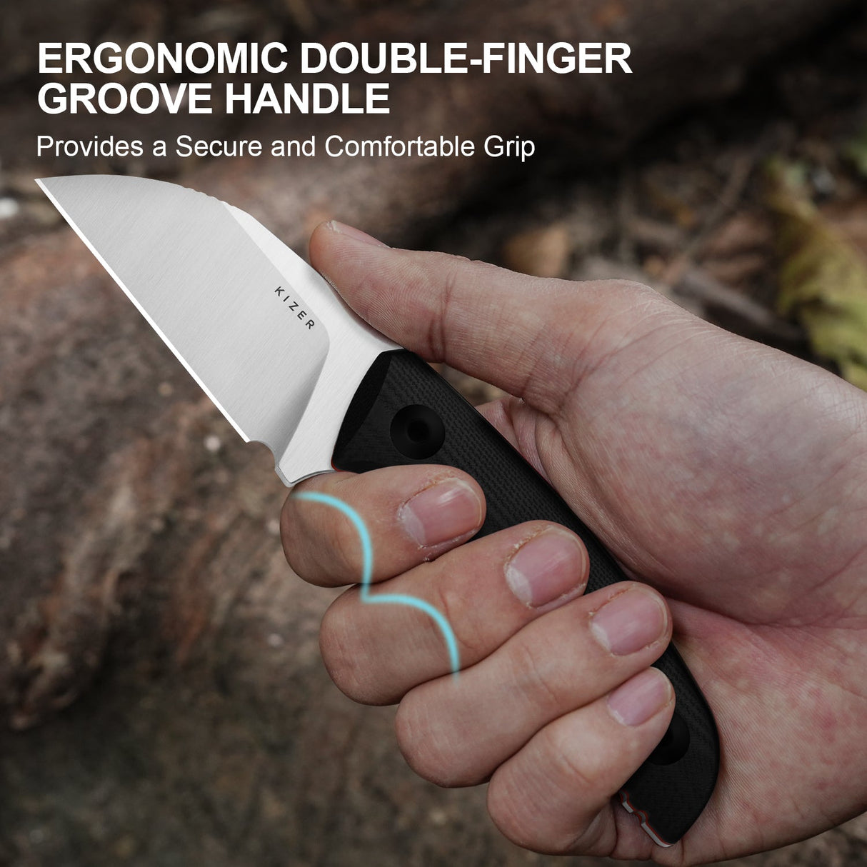 Snick | Black & Red G10 + Satin AEB-L