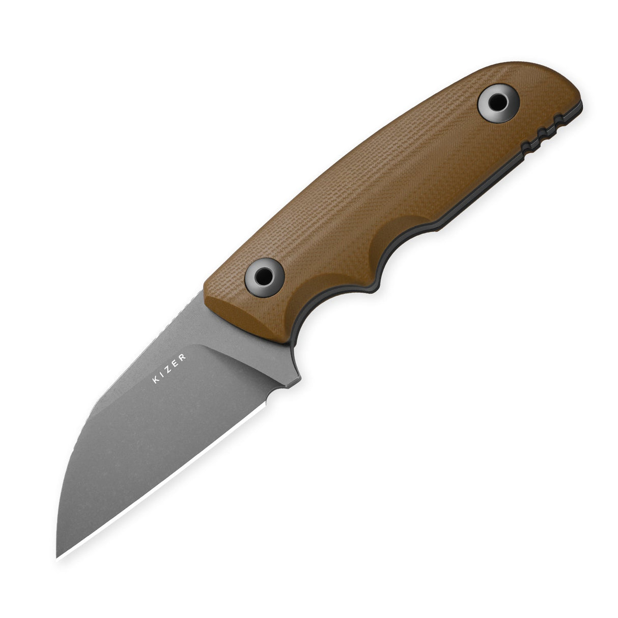 Snick | Brown & Black G10 + Grey Stonewashed AEB-L