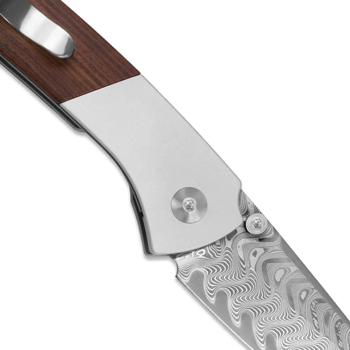 Spitfire | Damascus + Aluminium/Wood