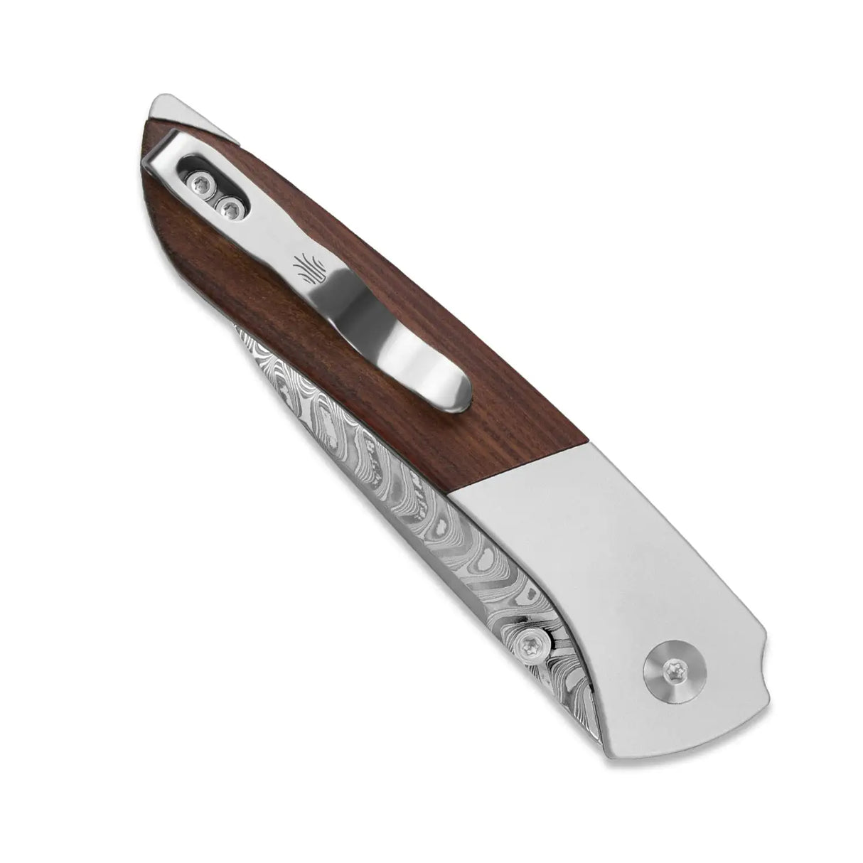 Spitfire | Damascus + Aluminium/Wood