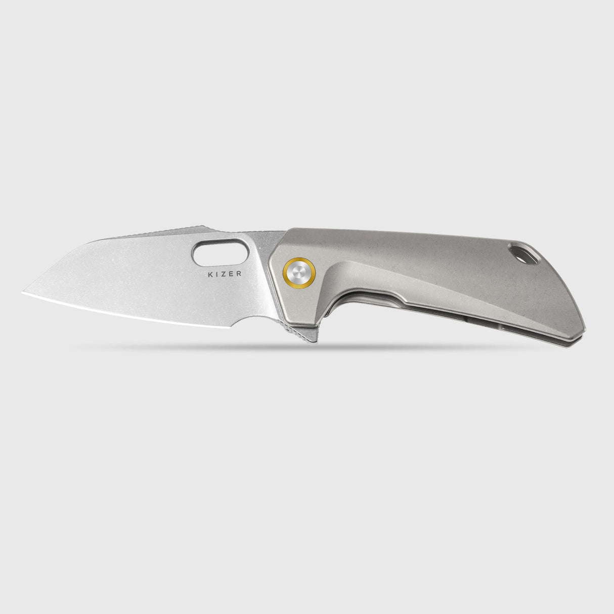 Takahe | Grey Titanium + Stonewash S35VN