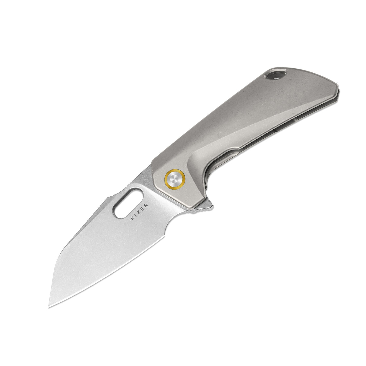 Takahe | Grey Titanium + Stonewash S35VN