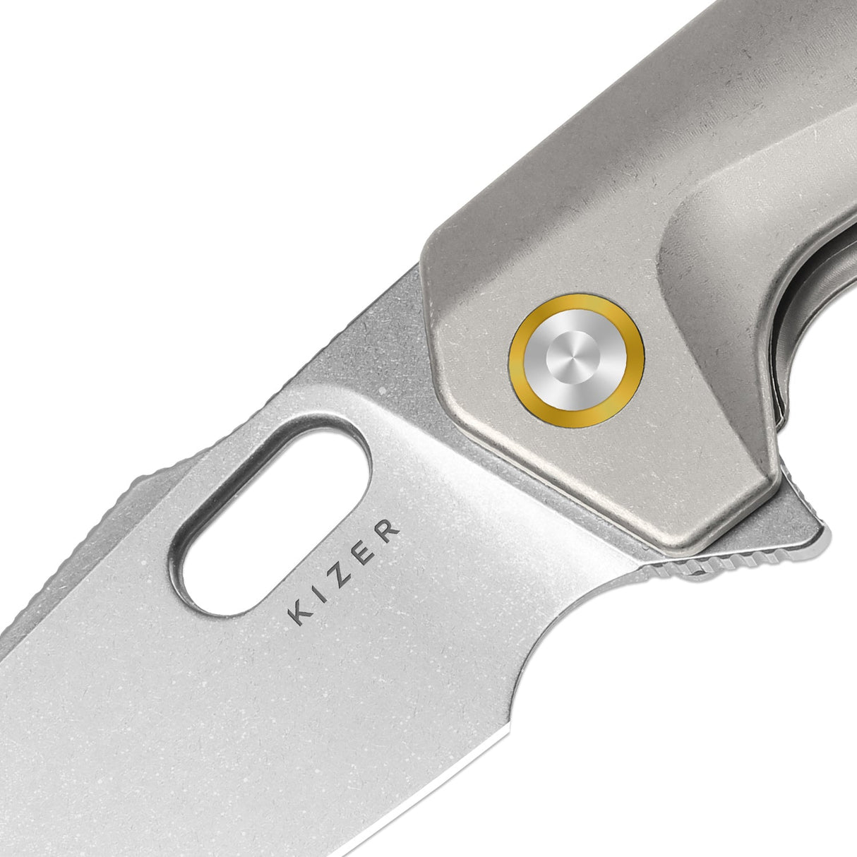 Takahe | Grey Titanium + Stonewash S35VN