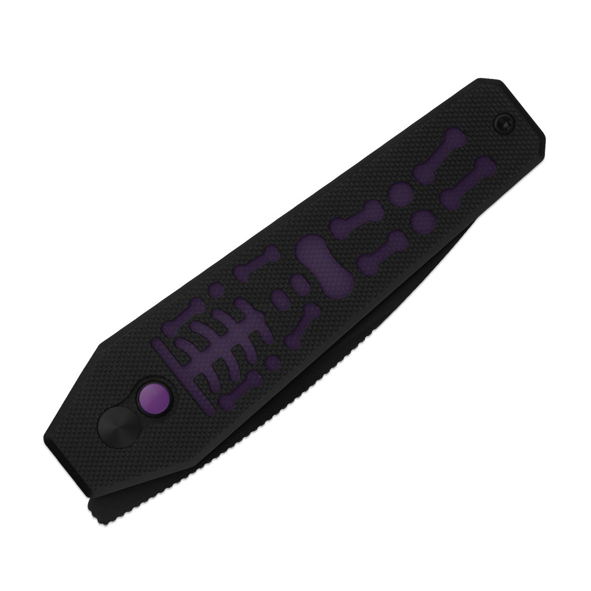 Tomb - Halloween | Black G10 & Blue GID + Black PVD Nitro-V