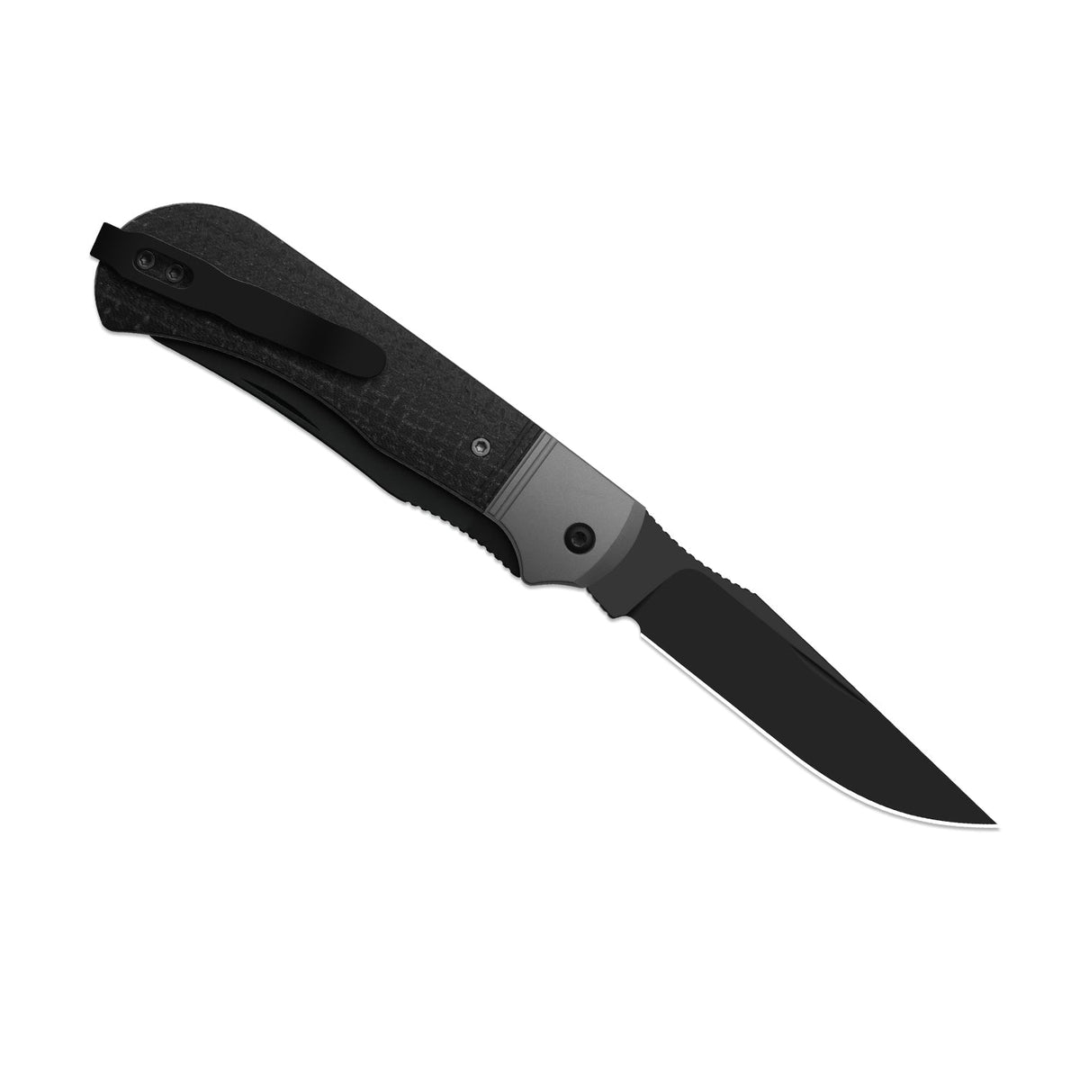 Trestle TP AirTi - Dual Blade | Aluminum & Micarta + Black PVD BD1N