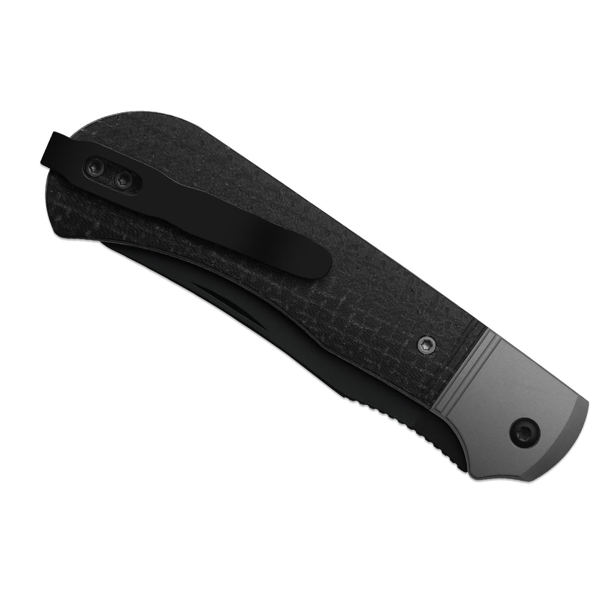 Trestle TP AirTi - Dual Blade | Aluminum & Micarta + Black PVD BD1N