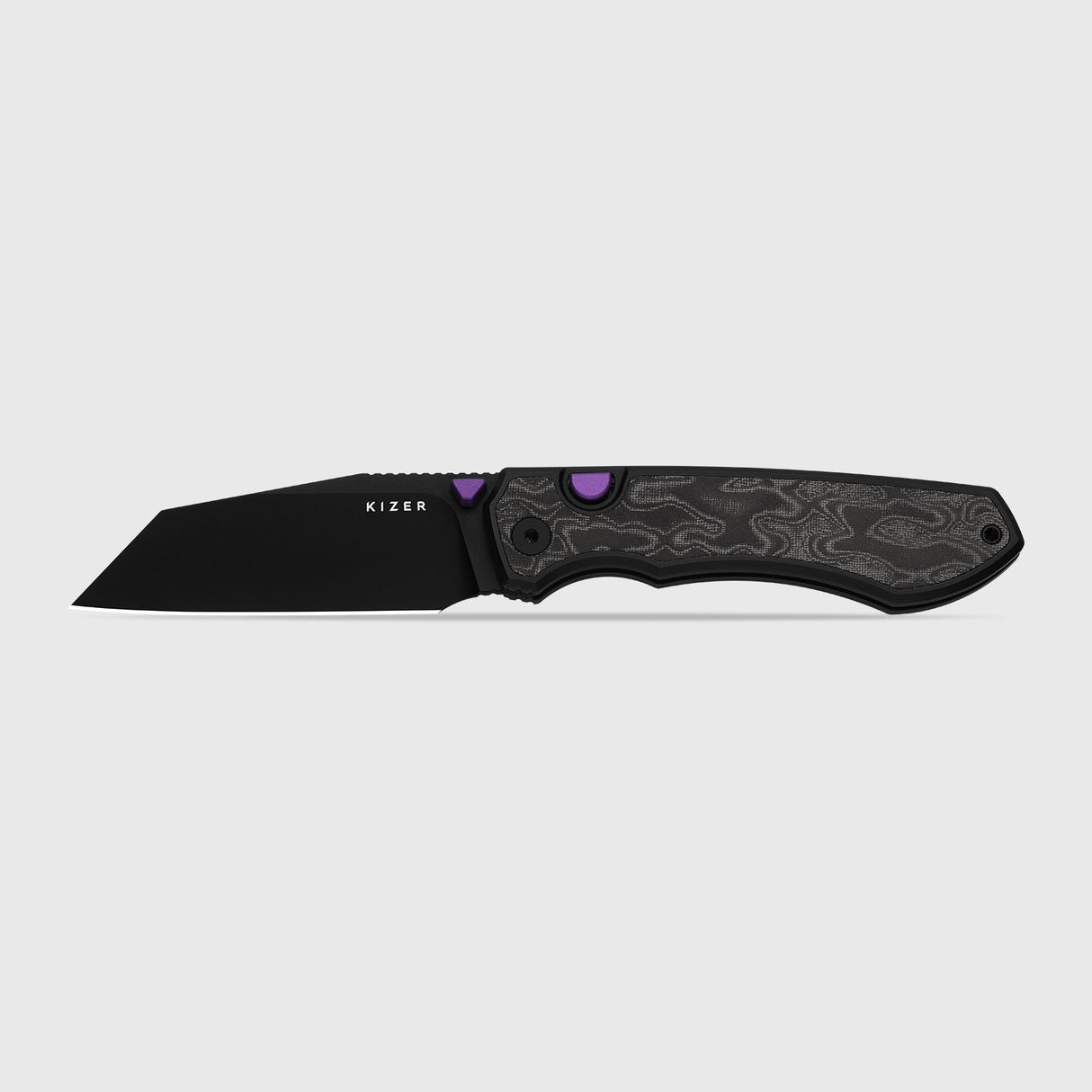 Wharning | Black Norplex UltreX™ Micarta & Aluminium + Black PVD S45VN