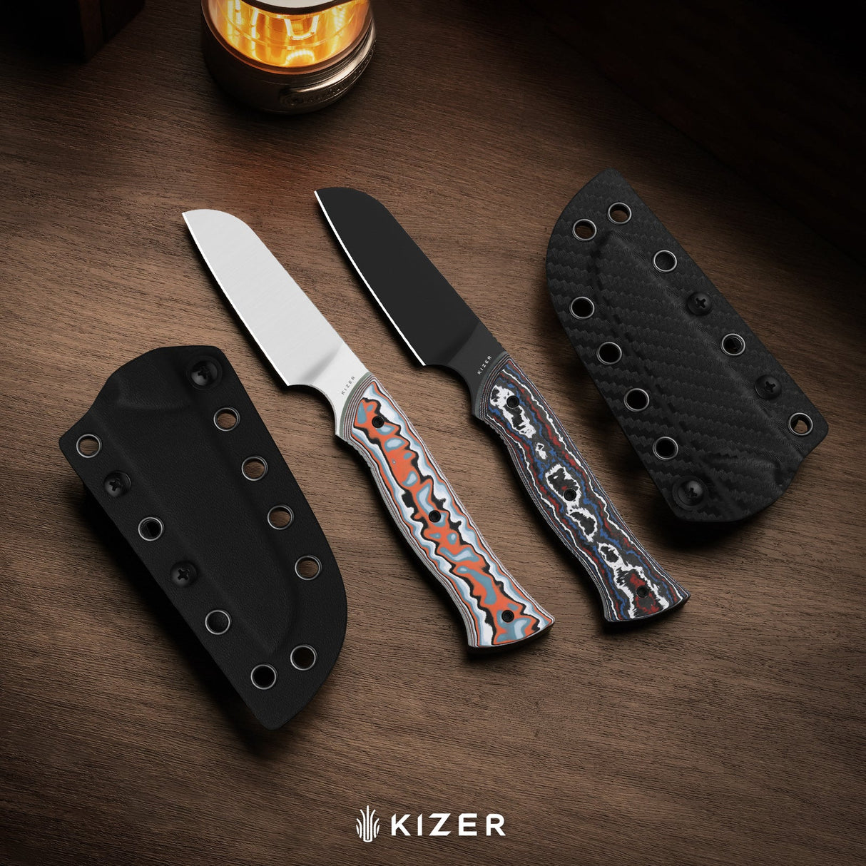 Whip Tail | FatCarbon Nebula & GID G10 + Black Coated CPM 10V