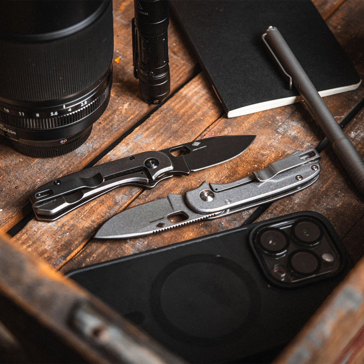 Lander 5 - Topo | Black Stonewash