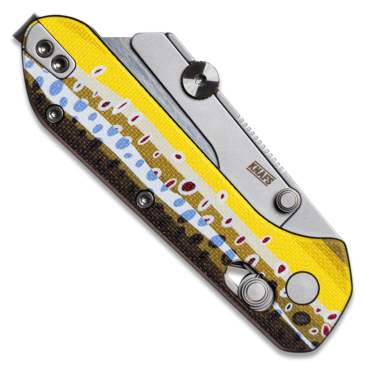 Yuti Utility Knife | Brown Trout G10