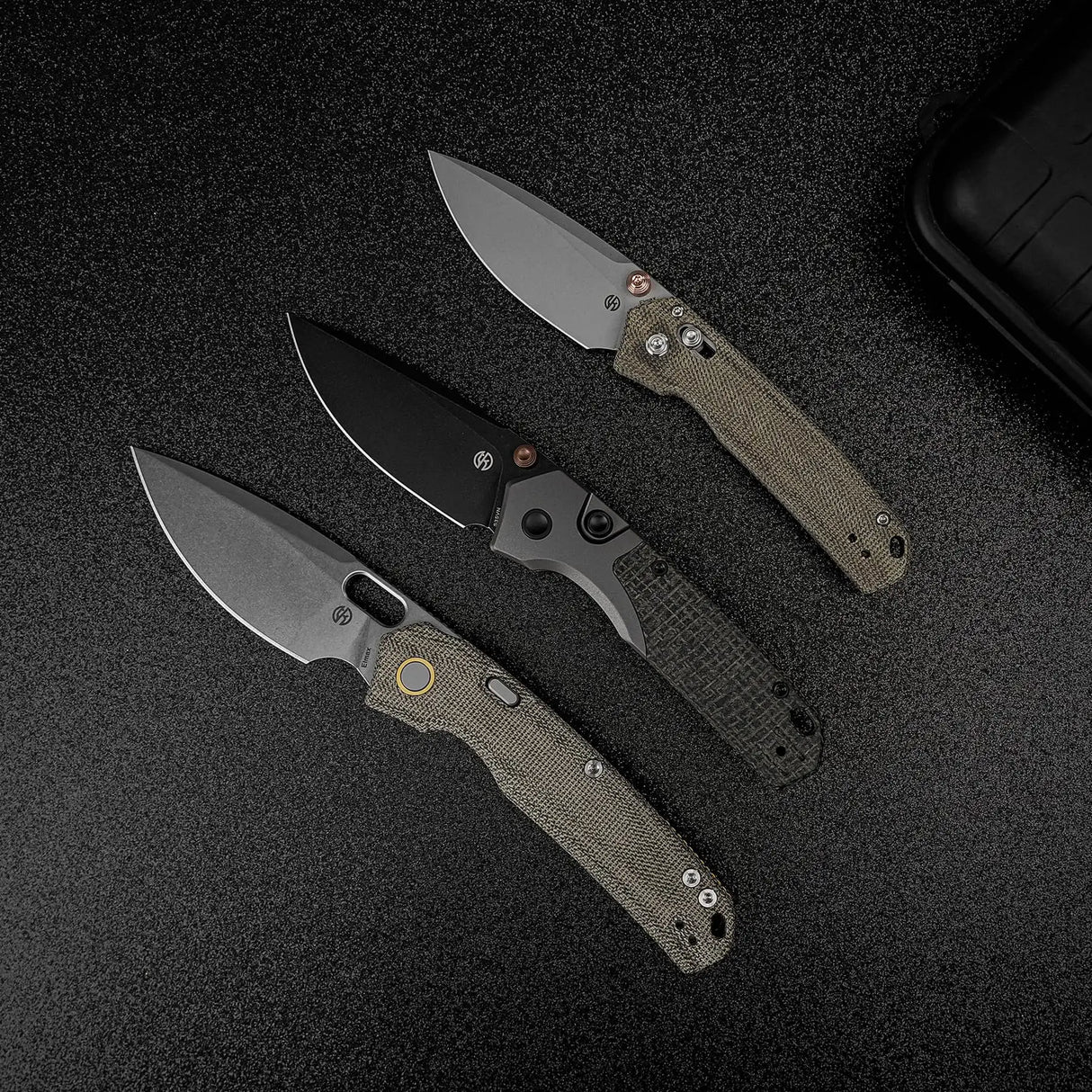 Psyop 299 | Black Norplex UltreX Micarta™ Ti Bolster + Blackwash S35VN - A2233