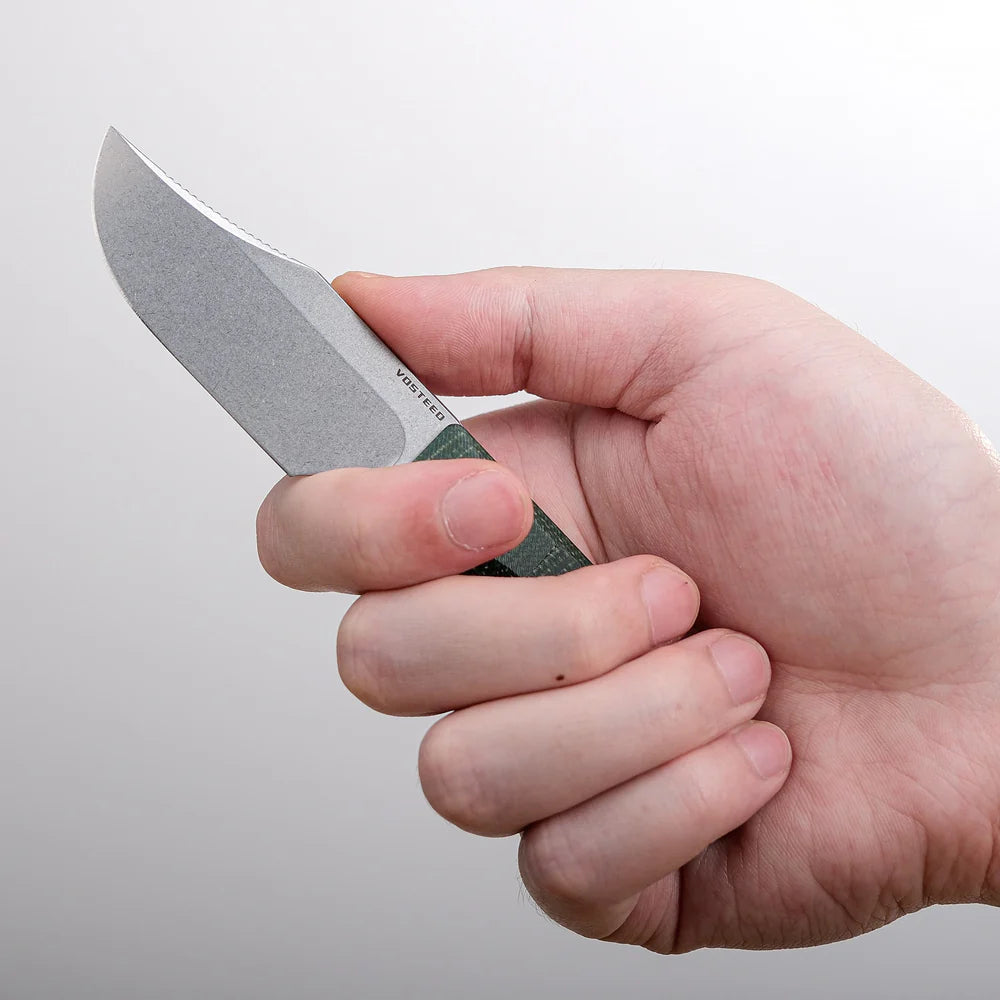 Quokka - Fixed Blade | Green Micarta + 14C289 - D0601