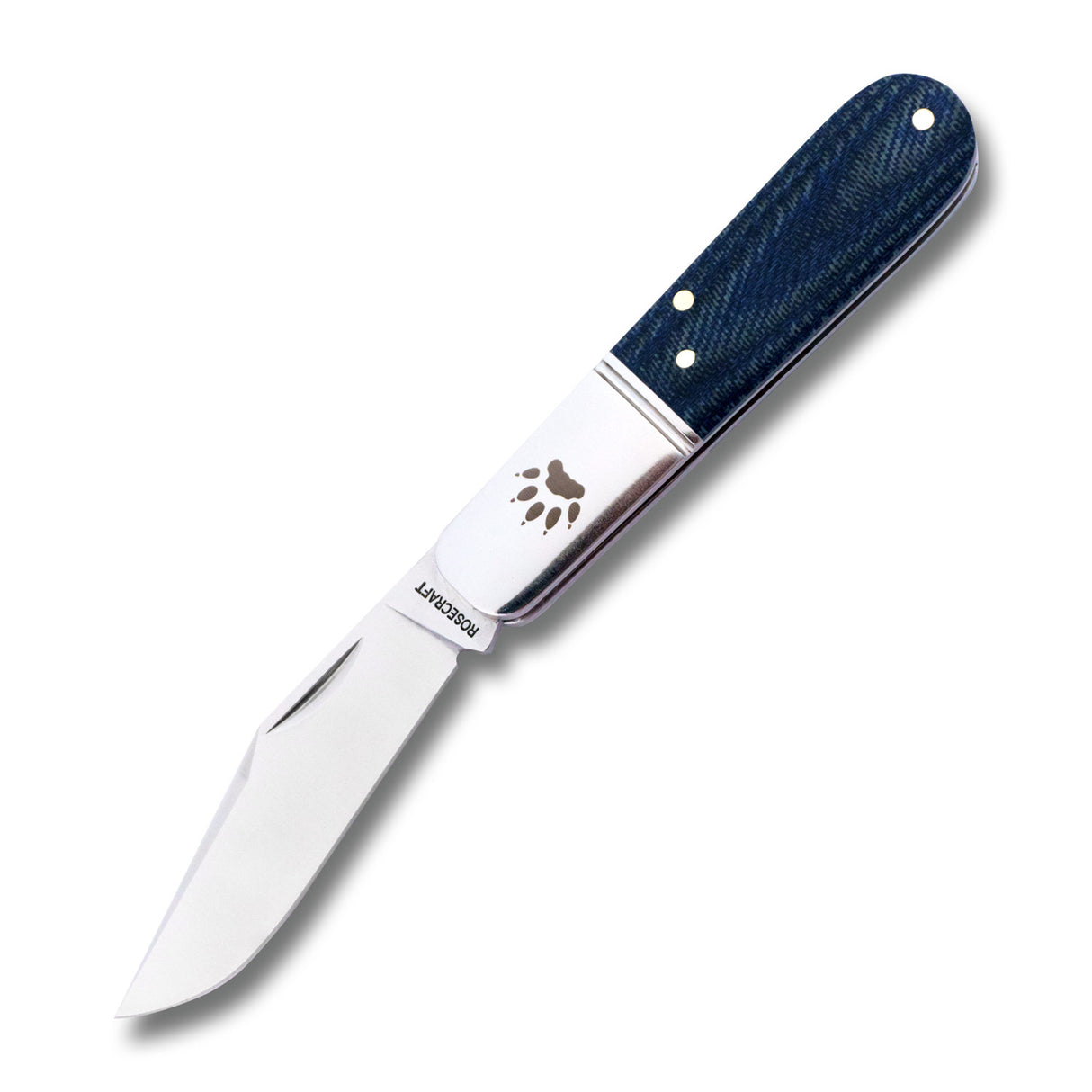 Otter Creek Barlow Denim Micarta Slipjoint - RCT020-BDM