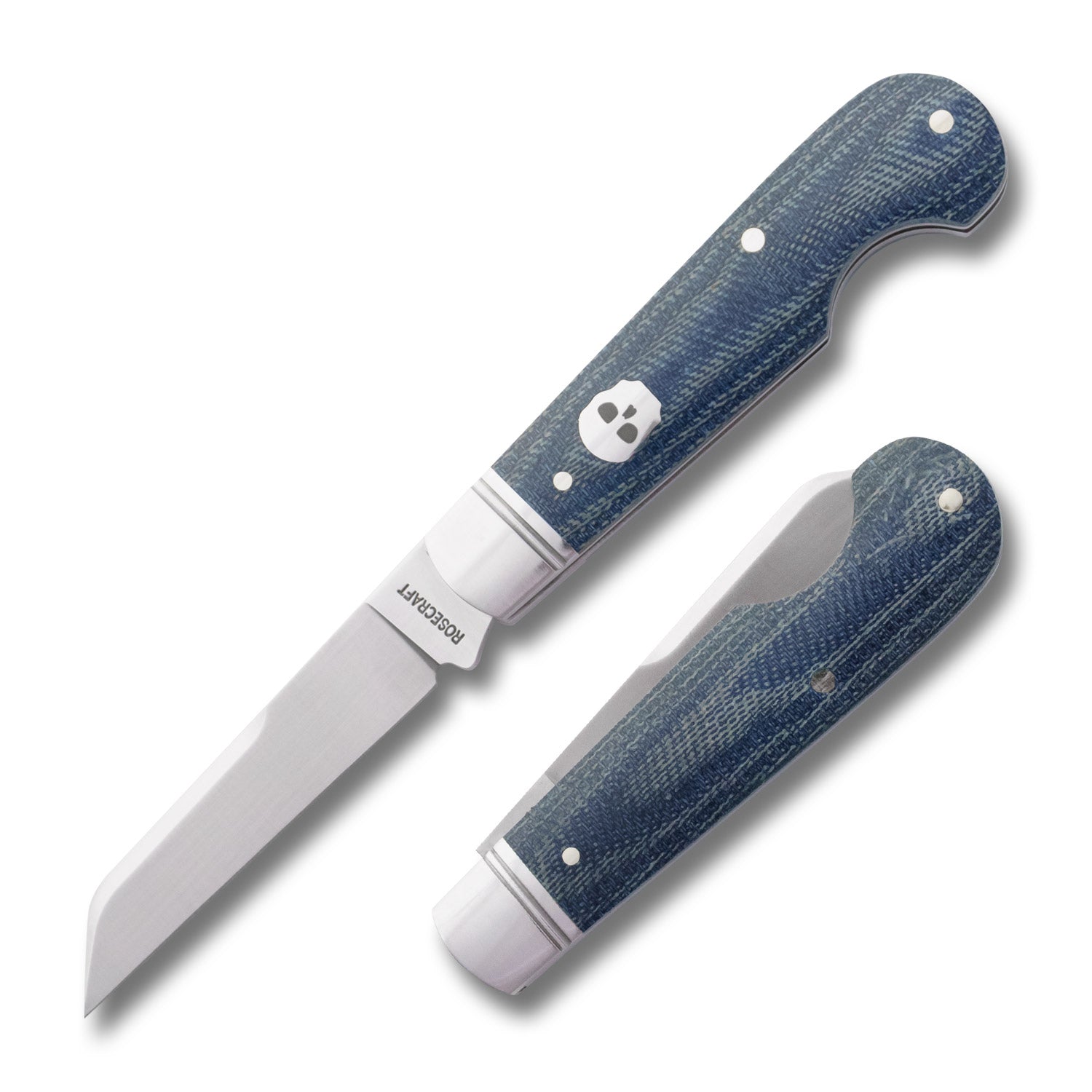 Elk River Easy Open Jack Denim Micarta Slipjoint - RCT027-BM