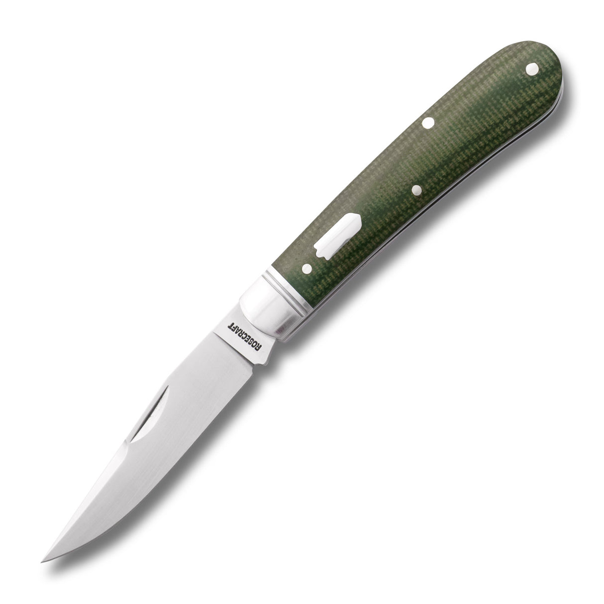 Buffalo River Jack Green Micarta Slipjoint - RCT030-DGM