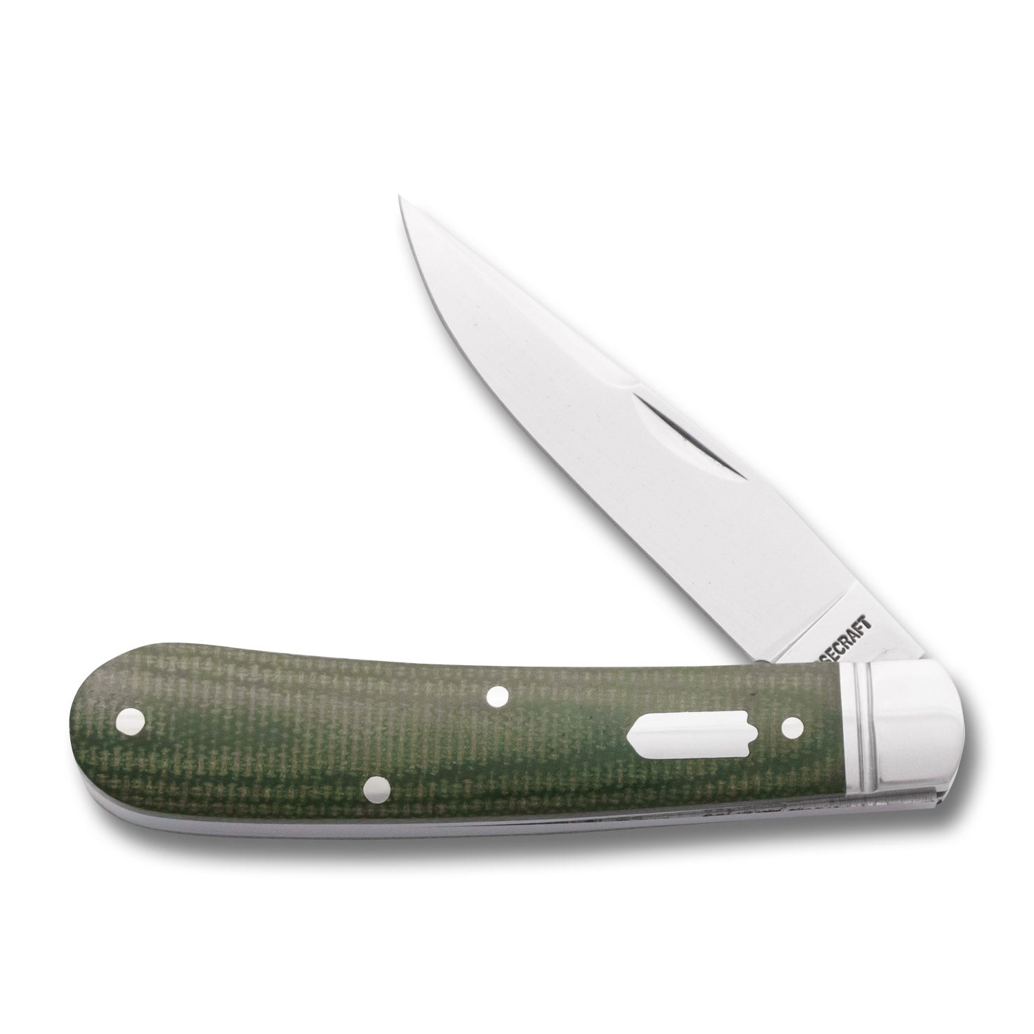 Buffalo River Jack Green Micarta Slipjoint - RCT030-DGM
