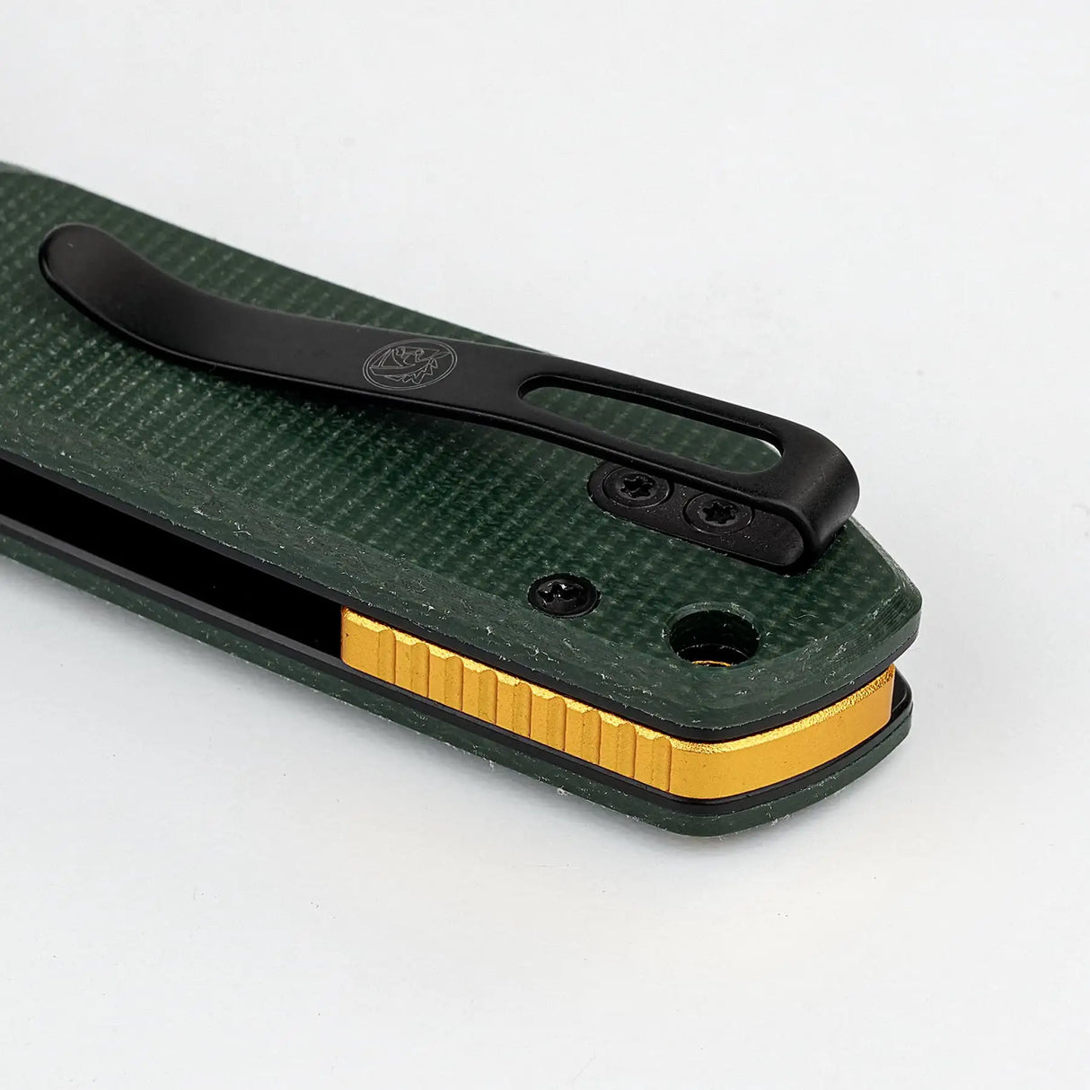 Raccoon 2.0 Top Liner Lock | Green Micarta + 14C28N Drop Point - A2901