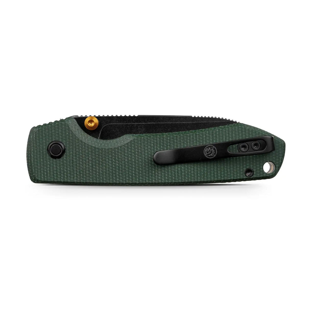 Raccoon 2.0 Top Liner Lock | Green Micarta + 14C28N Drop Point - A2901
