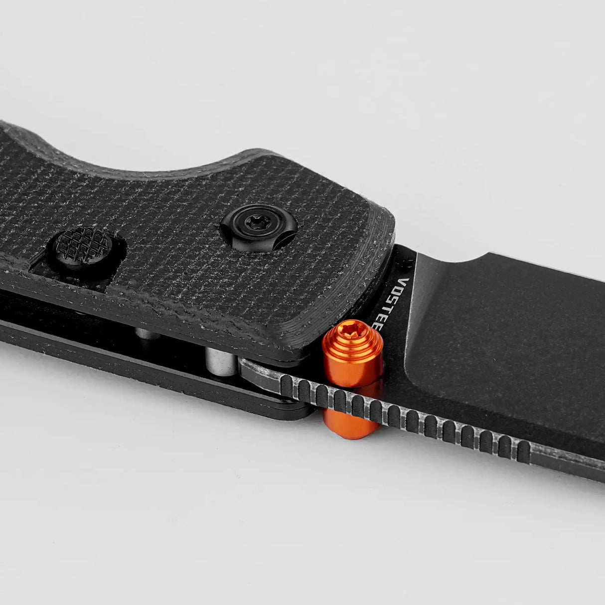 Raccoon 2.0 Top Liner Lock | Black Micarta + 14C28N Drop Point - A2902