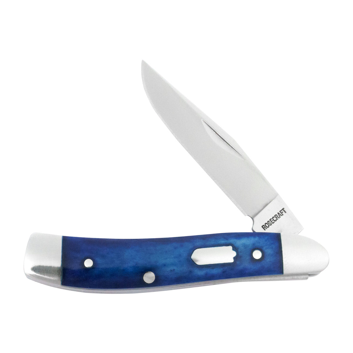 Piney River Peanut Vintage Blue Bone Slipjoint - RCT029-BBB