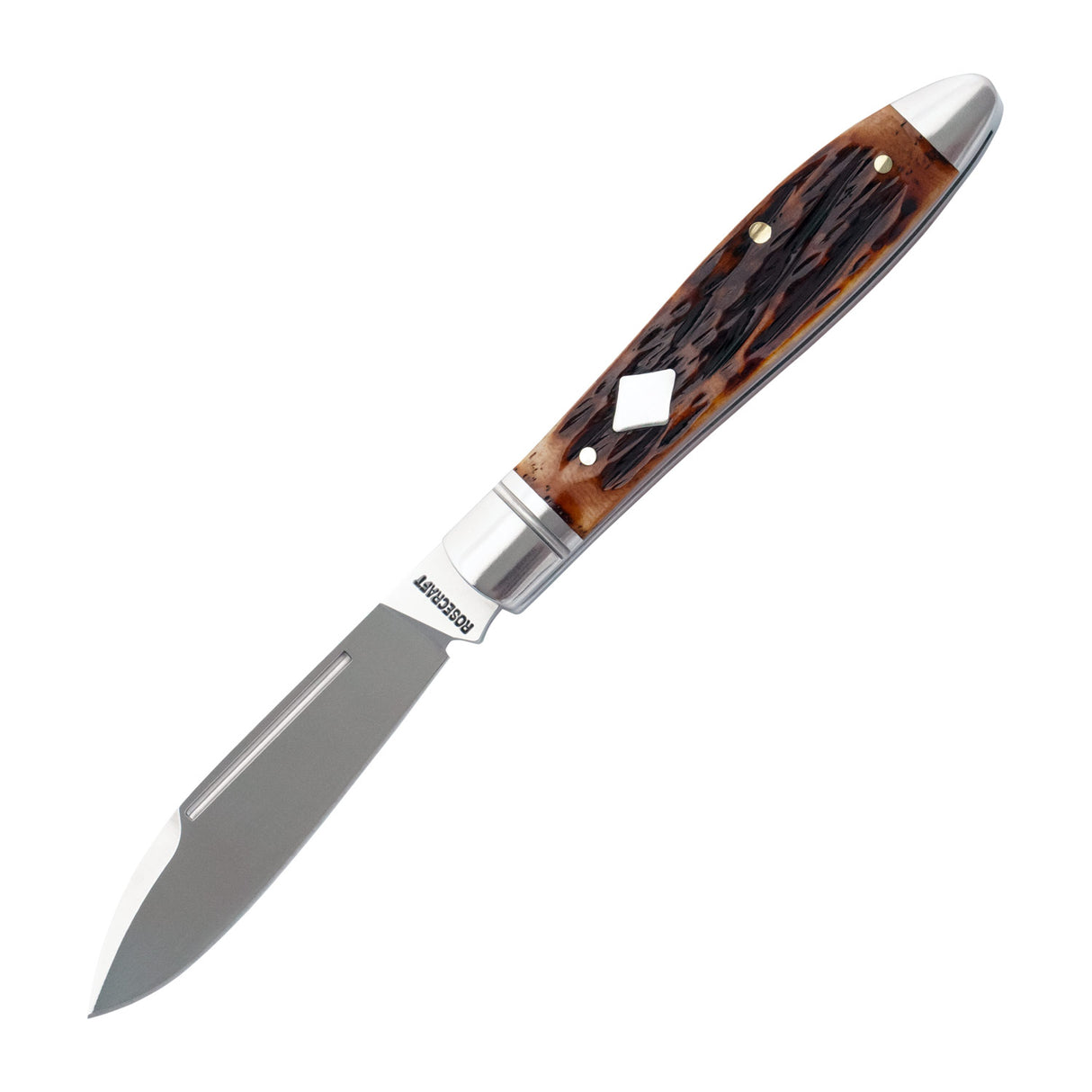 Tanasi Lake Tear Drop | Dapper Jigged Bone Slipjoint - RCT017-DJB