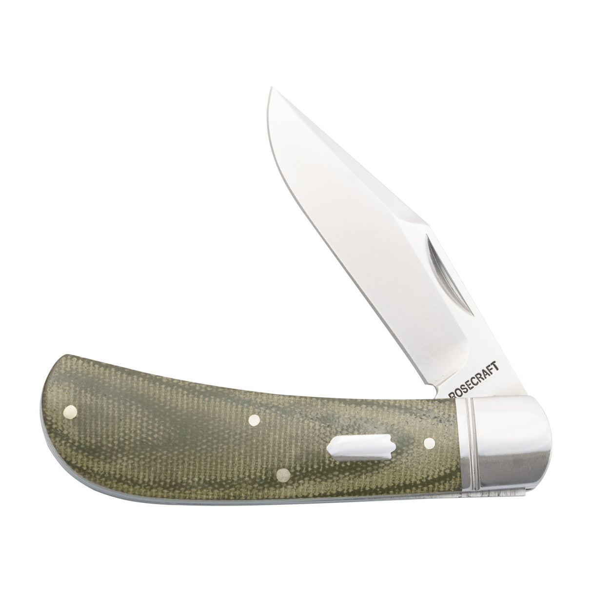 Hatchie River Jack Green Micarta Slipjoint - RCT033-LGM