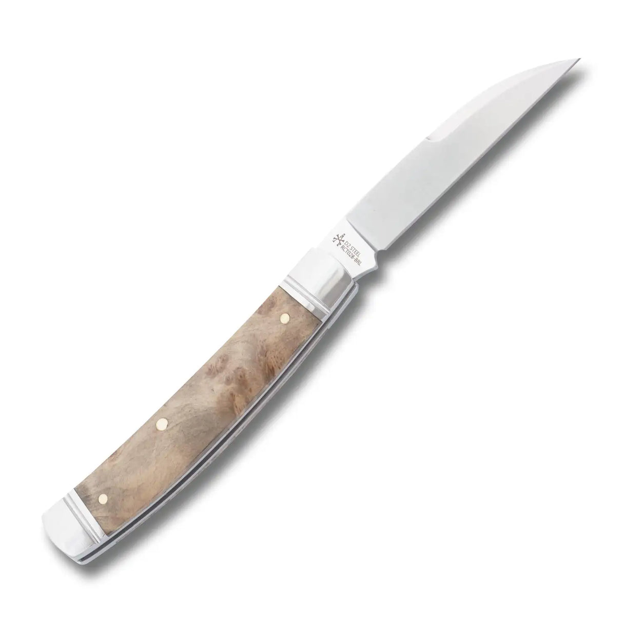 Mud Creek Congress Burlwood Slipjoint - RCT028-BRL