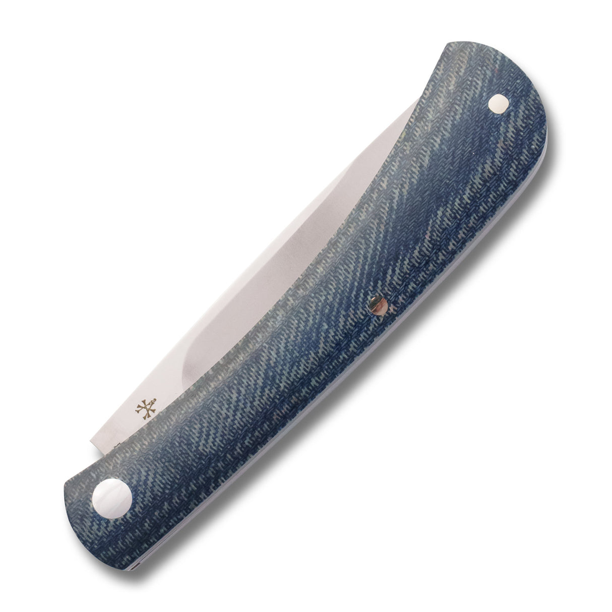 Overall Creek Farmhand Denim Micarta Slipjoint - RCT022-BDM