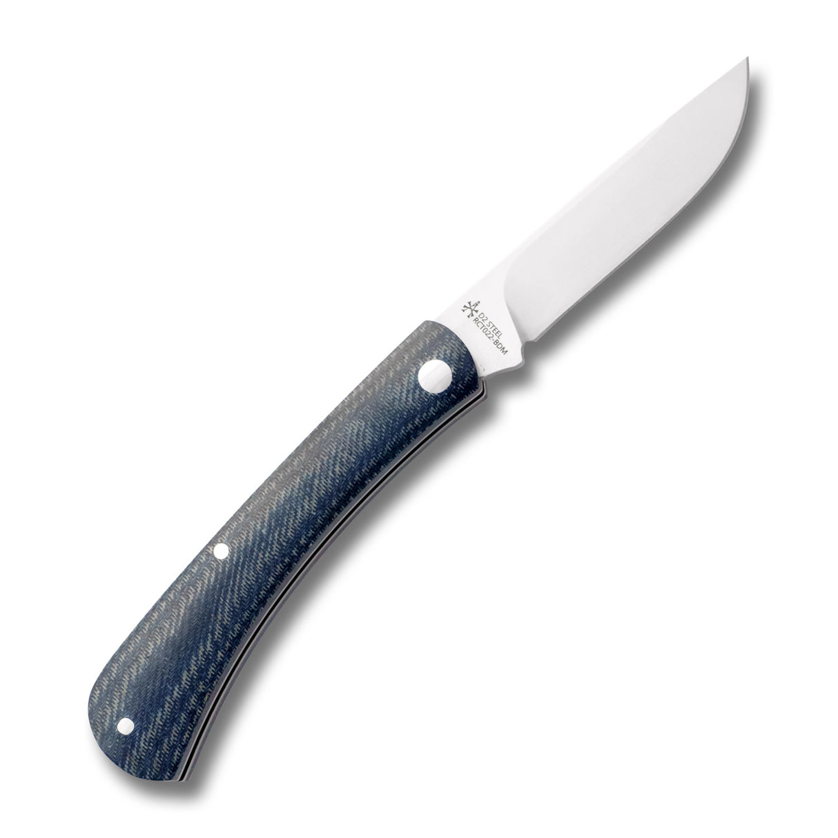 Overall Creek Farmhand Denim Micarta Slipjoint - RCT022-BDM