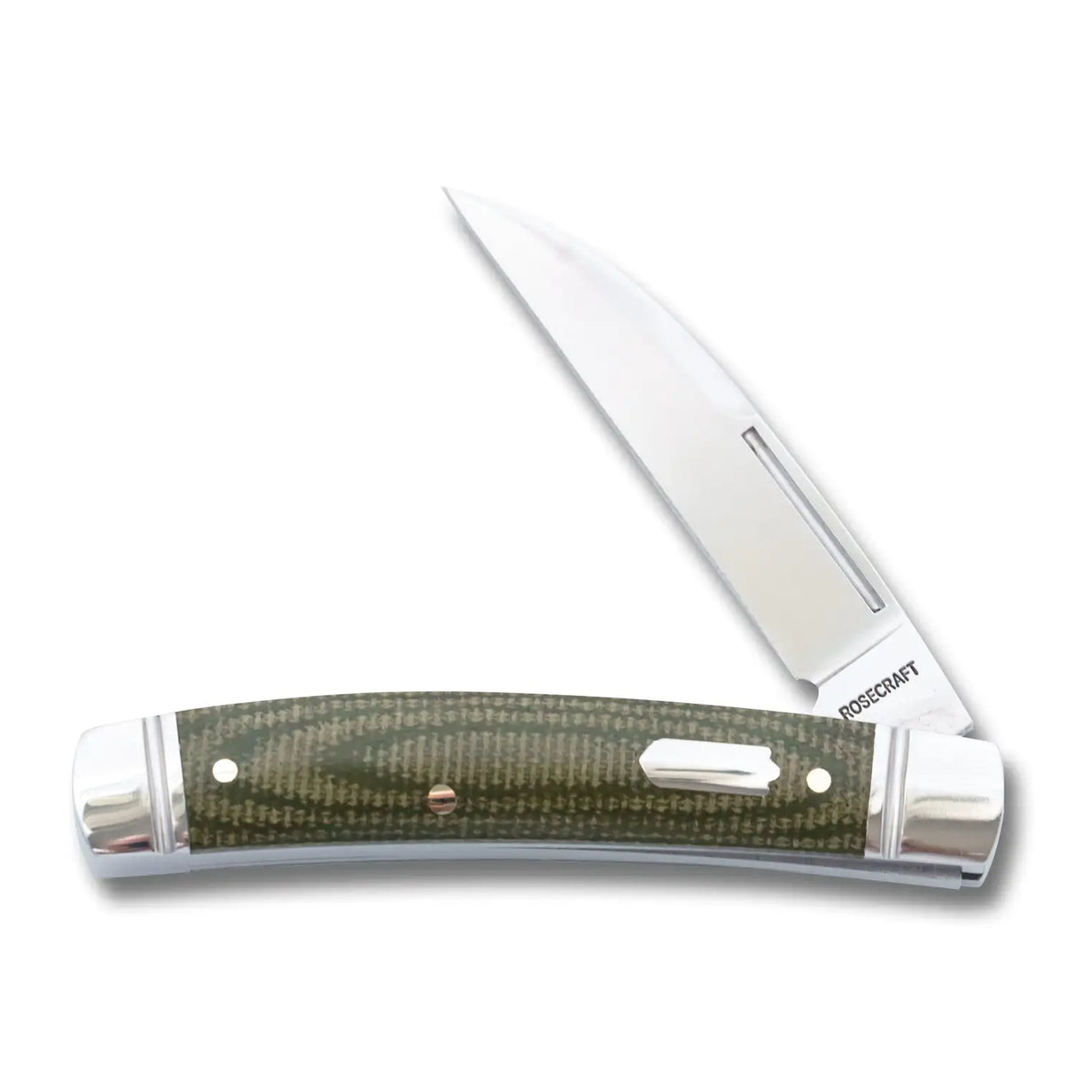 Mud Creek Congress Light Green Micarta Slipjoint - RCT028-LGM