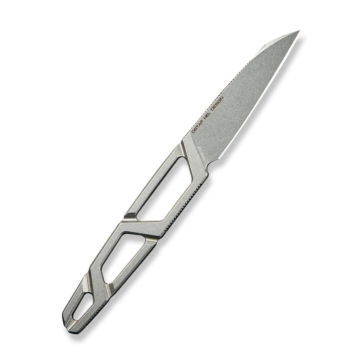 Texo - Fixed Blade | Skeletonised Stonewash 9Cr18MoV