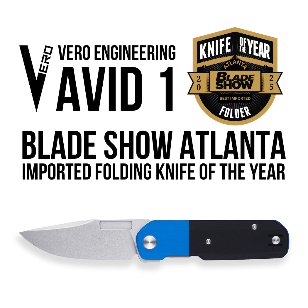 Avid 1 | Black/Blue G10 + Stonewash