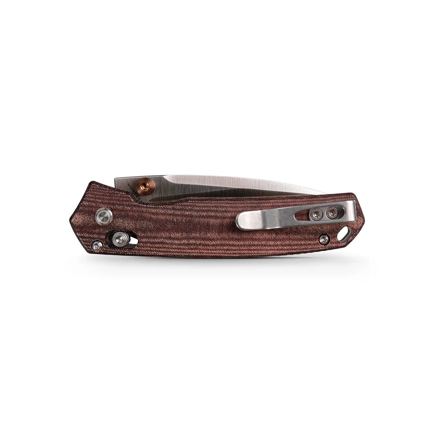 Mini Psyop | Maroon Norplex UltreX™ Micarta + Elmax - A2308