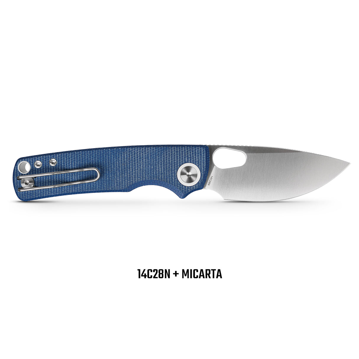 Porcupine | Blue Micarta + Satin 14C28N - A2605
